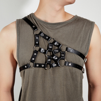 Мъжки кожени презрамки, ръчно изработени, стил модерен, NK001, Qianmianlang