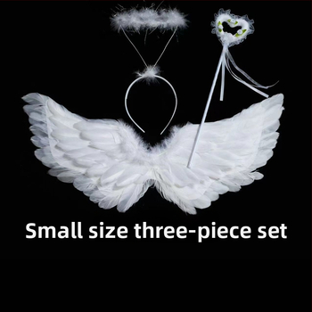 Ingli tiivad seljale, lastele cosplay rekvisiit, käsitöö, sulgedest