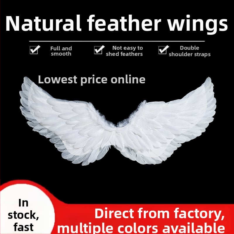 Ingli tiivad seljale, lastele cosplay rekvisiit, käsitöö, sulgedest