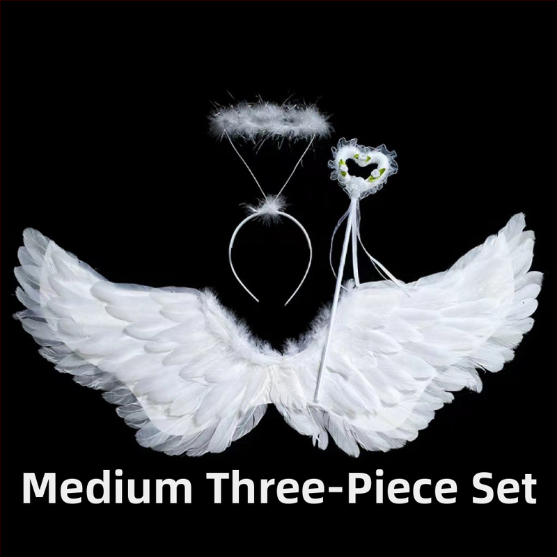 Ingli tiivad seljale, lastele cosplay rekvisiit, käsitöö, sulgedest