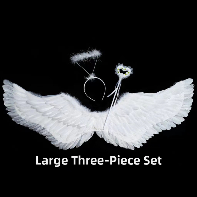 Ingli tiivad seljale, lastele cosplay rekvisiit, käsitöö, sulgedest