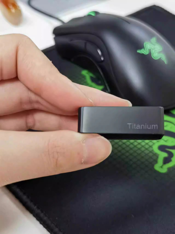 Xinxin Titanium prsten za pojas i igličasta kopča — čisto titan, otporno na koroziju, udoban