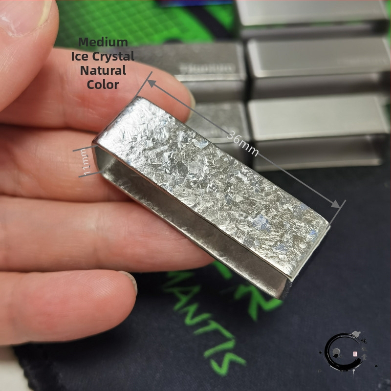 Xinxin Titanium prsten za pojas i igličasta kopča — čisto titan, otporno na koroziju, udoban