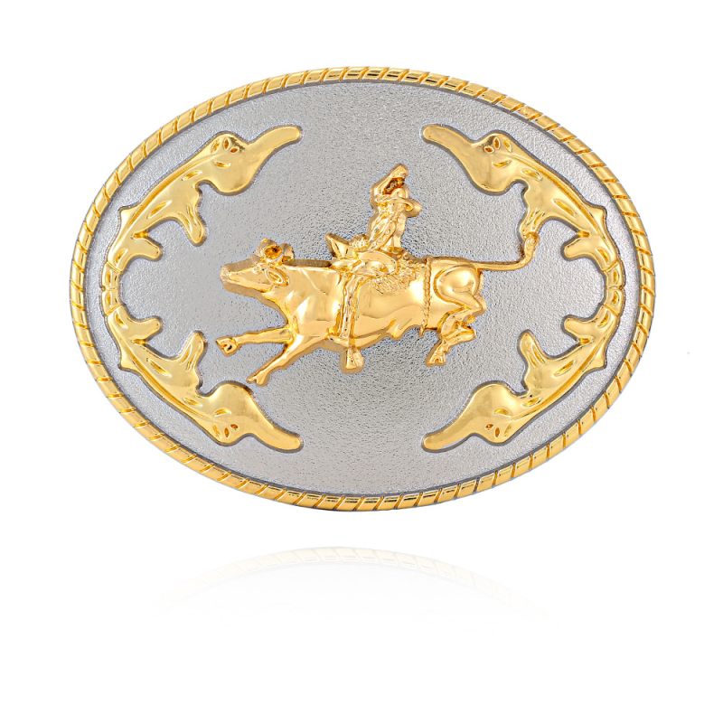 Ötvözet övcsat lófej motívummal, Western cowboy stílusban, sima csat, tökéletes lovagláshoz és esküvőkhöz, minden évszakban használható, 2025 tavaszán jön ki