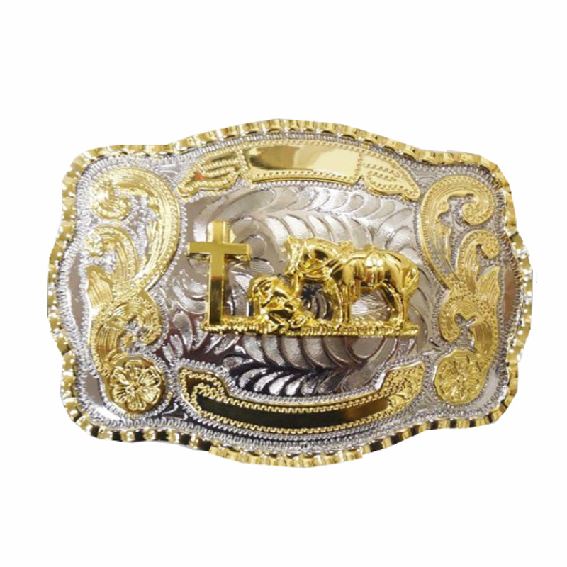 Ötvözet övcsat lófej motívummal, Western cowboy stílusban, sima csat, tökéletes lovagláshoz és esküvőkhöz, minden évszakban használható, 2025 tavaszán jön ki
