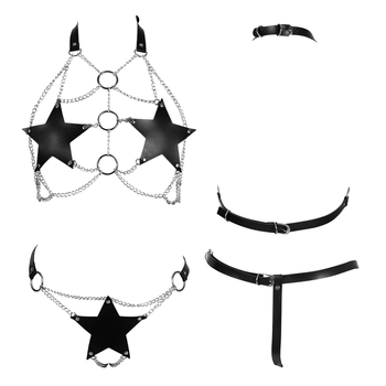 Accesoriu de curea sexy cu stea cu cinci colțuri, aliaj, cataramă cu știft, potrivit pentru primăvară-vară-toamnă, lansat în primăvara 2023