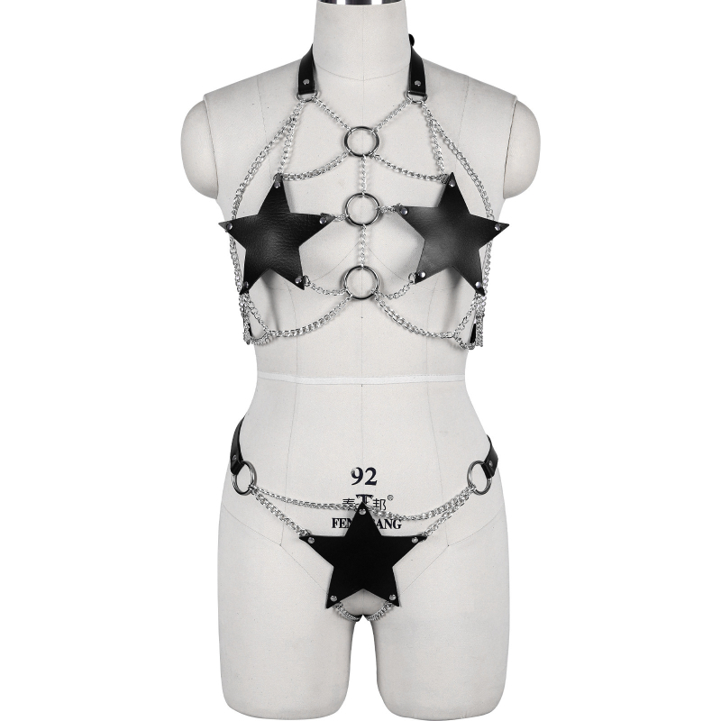 Accesoriu de curea sexy cu stea cu cinci colțuri, aliaj, cataramă cu știft, potrivit pentru primăvară-vară-toamnă, lansat în primăvara 2023