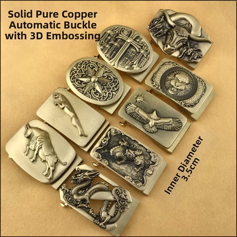 Vaska jostas sprādze ar automātisku aizvērumu, retro stilā, brīvā laika izmantošanai.