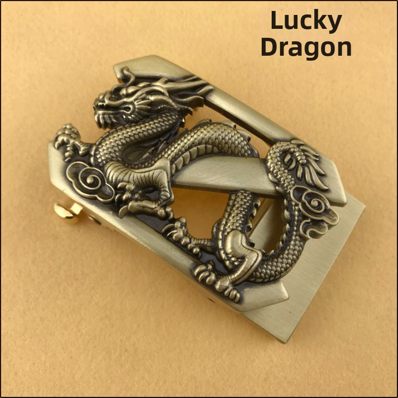 Vaska jostas sprādze ar automātisku aizvērumu, retro stilā, brīvā laika izmantošanai.