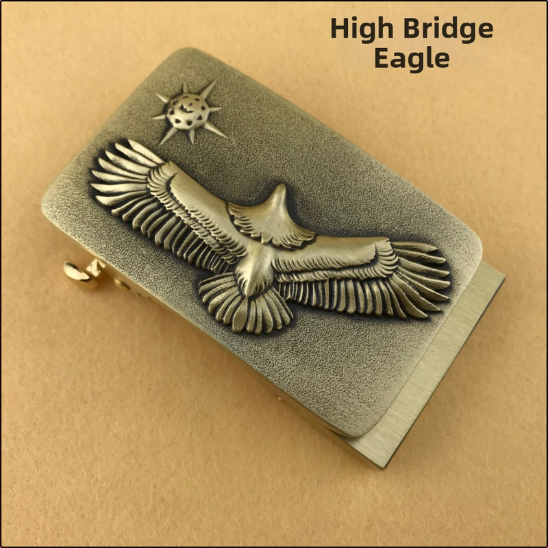 Vaska jostas sprādze ar automātisku aizvērumu, retro stilā, brīvā laika izmantošanai.