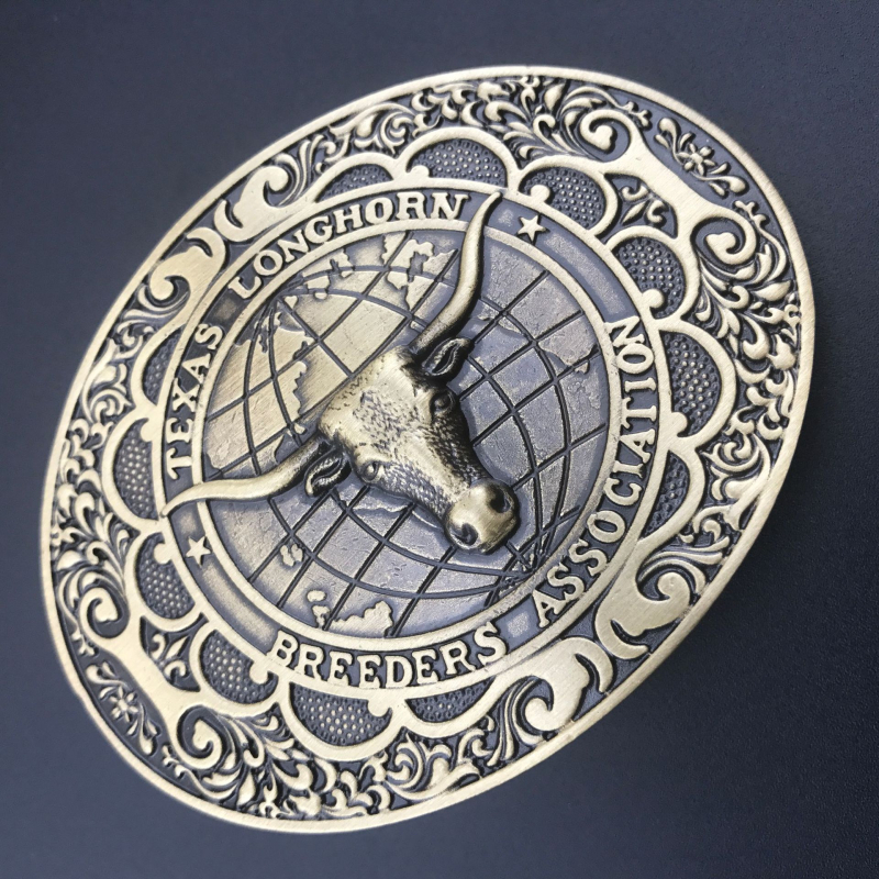 Vīriešu vara jostas sprādze, Vintage stils, gluda sprādze