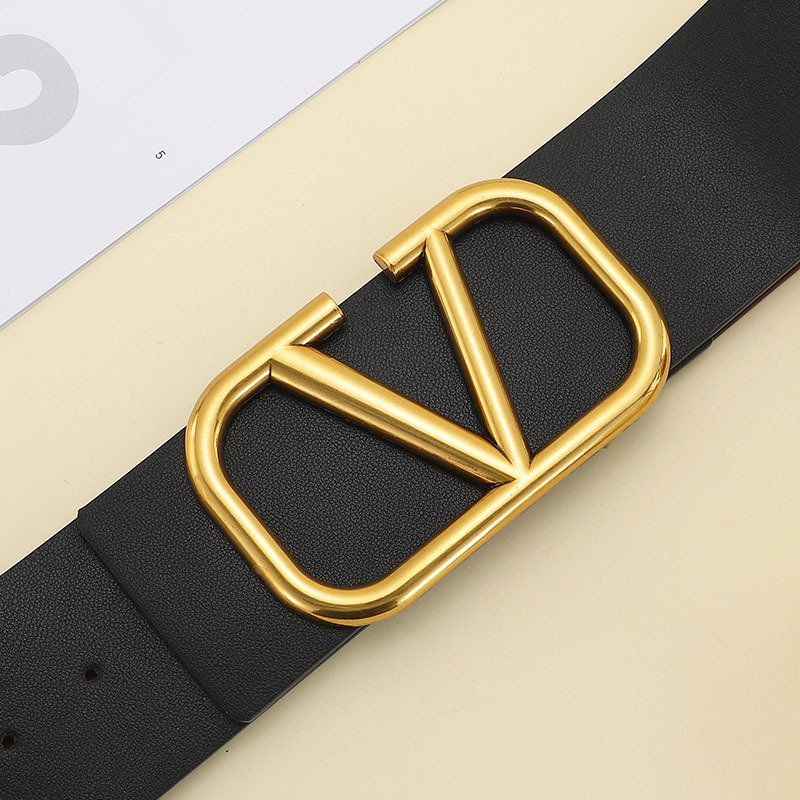 Női extré széles öv V alakú csattal, műbőr, csattal ötvözet, sima zárás, 2021 nyár