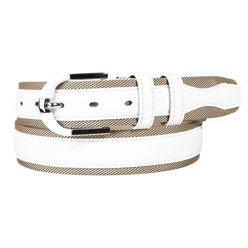 Muški remen od prave teleće kože prvog sloja, kopča od legure s pin kopčom, retro stil