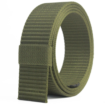 Automata csattal ellátott fonott nylonöv, lyukak és fogak nélkül; szélesség 3,4 cm, vastagság 3 mm, mesterséges nylonból