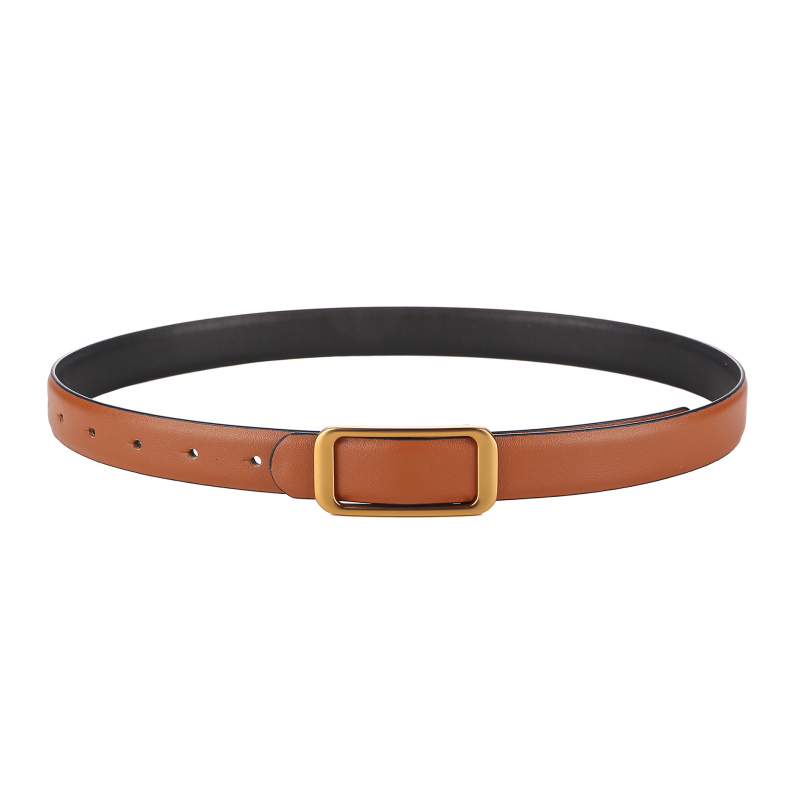 Női valódi bőr öv; két réteg marhabőr konstrukció; ötvözet csattal és pin-zárás; antik felület.