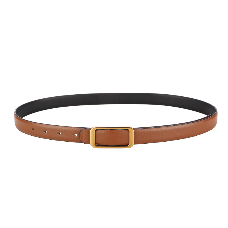 Női valódi bőr öv; két réteg marhabőr konstrukció; ötvözet csattal és pin-zárás; antik felület.