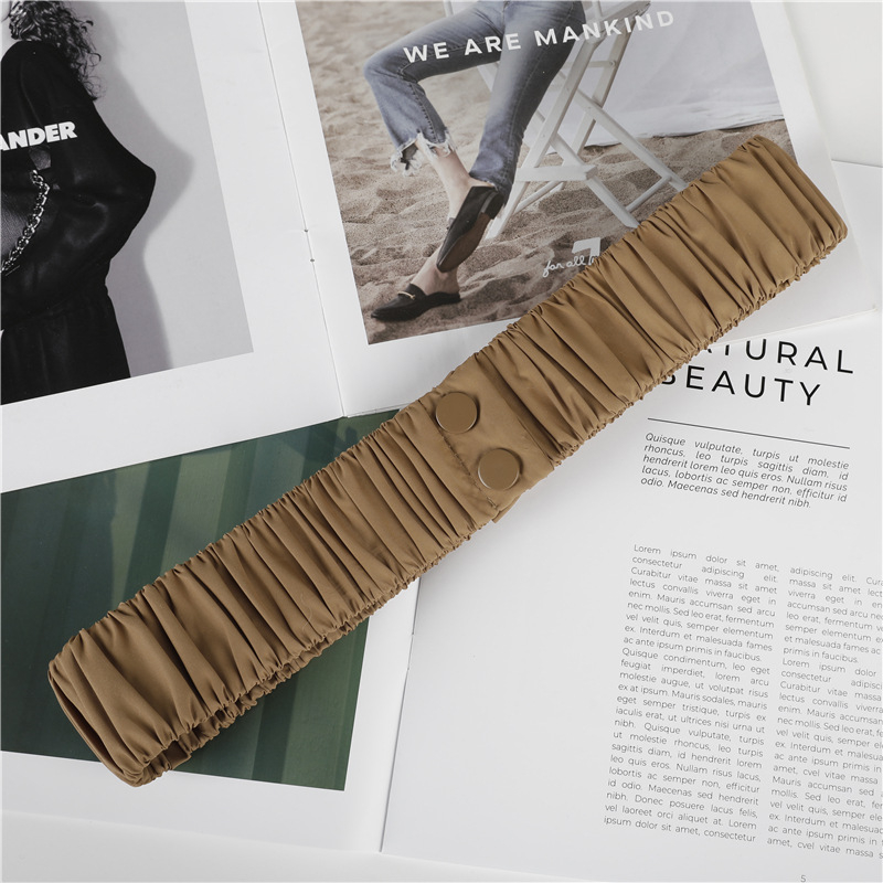 Curea de talie elastică pentru geacă de puf, din bumbac, lungime 60–80 cm, pentru toate sezoanele, accesoriu feminin pentru talie