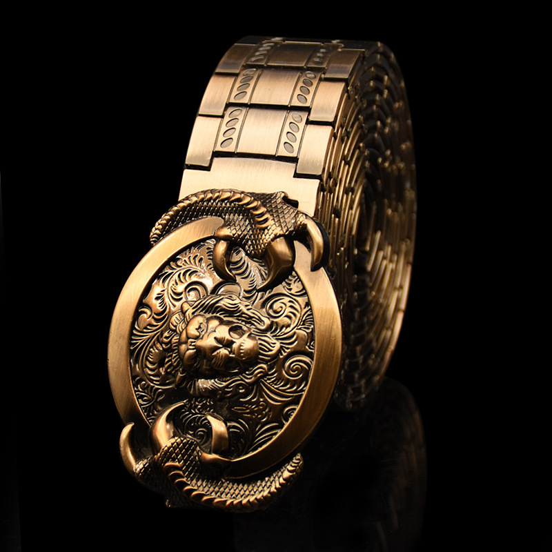 Metalinė juosta savisaugai iš nerūdijančio plieno, lygi užsegimas, taktinė lauko juosta vyrams