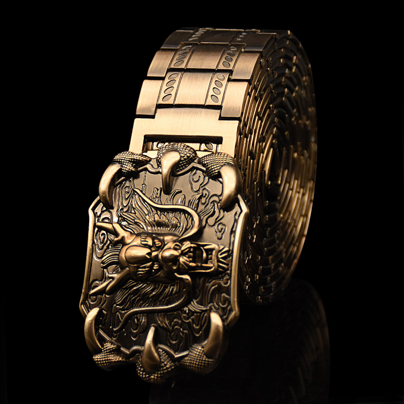 Metalinė juosta savisaugai iš nerūdijančio plieno, lygi užsegimas, taktinė lauko juosta vyrams