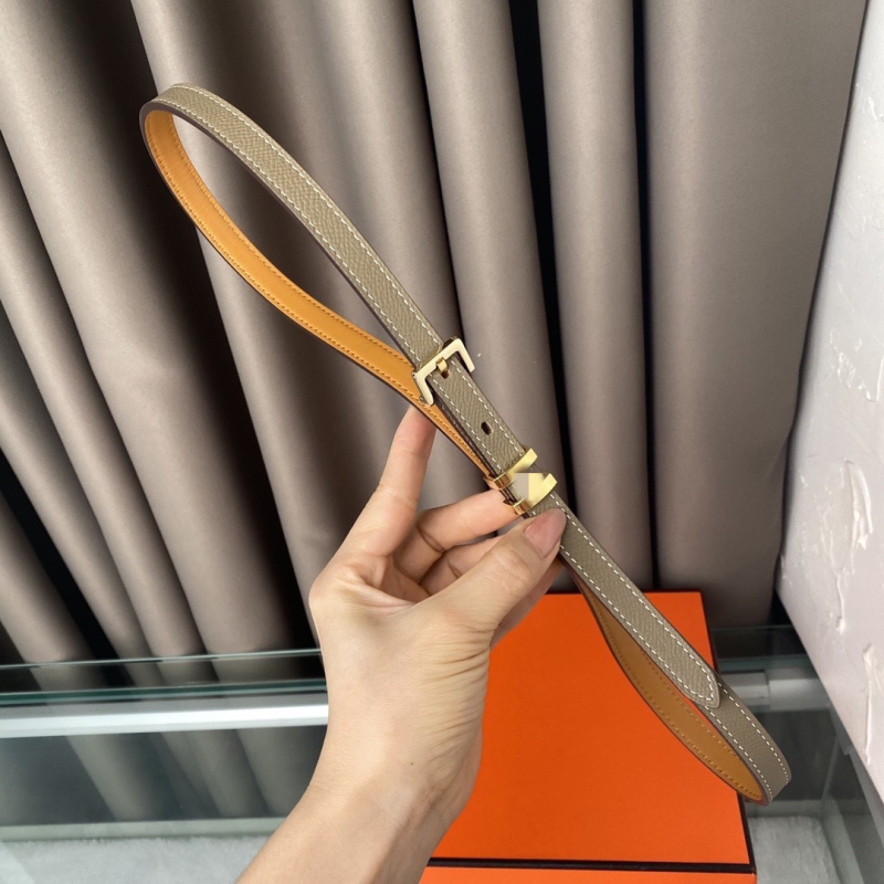 Moterų plonas Kelly diržas iš natūralios odos su varine sagtimi, pločio <2 cm, pirmojo sluoksnio karvės odos