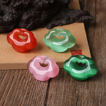 Kakla ķēde ar kaķa acs akmeni, Ruyi Xiangyun aizdare, koncentriska aizdare, pulēta, Yiwu, rudens 2025