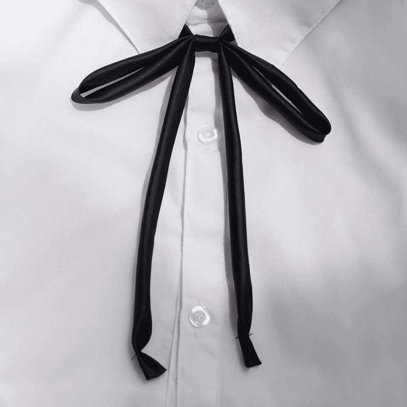 Galléros virágos nyakkendő — uniszex Koreai stílus, 90% poliészter, Kód DY1009064643, 2025 tavasz