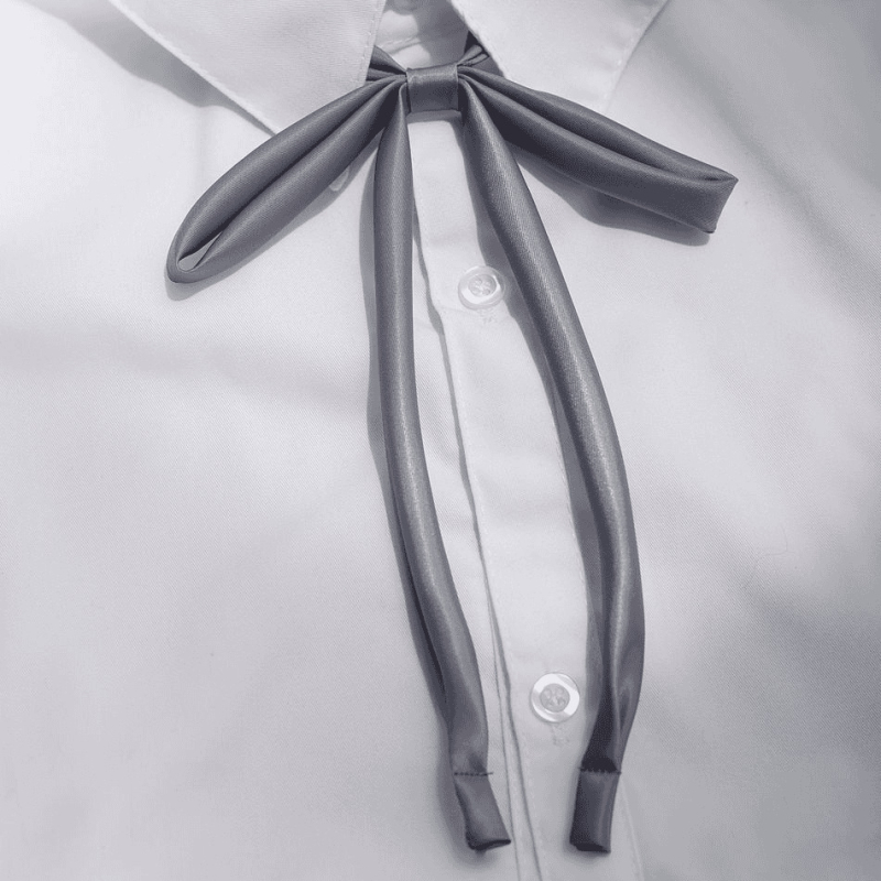 Galléros virágos nyakkendő — uniszex Koreai stílus, 90% poliészter, Kód DY1009064643, 2025 tavasz