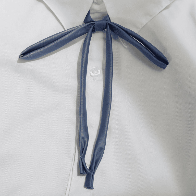 Galléros virágos nyakkendő — uniszex Koreai stílus, 90% poliészter, Kód DY1009064643, 2025 tavasz