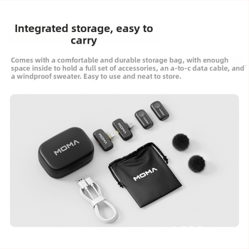 Mammoth LARK A1 Belaidė lapel mikrofonas tiesioginiam perdavimui – Omnidirekcinis, 100 Hz–20 kHz, veikimo laikas 6–8 valandos