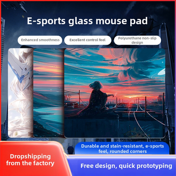 Гейминг подложка за мишка с антиплъзгаща повърхност, обработка на повърхността и възможност за персонализирано лого