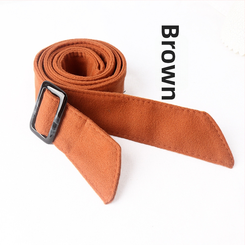 Dvigubos pusės vilnos moteriška juosta – platus diržas su kaspinu palto, Korejos stiliaus madingas aksesuaras; Medžiaga: Vilna; Sagties medžiaga: Plastikas; Užsegimas: Automatinis; Plotis: >4 cm; Stilius: Madinga kasdienybė