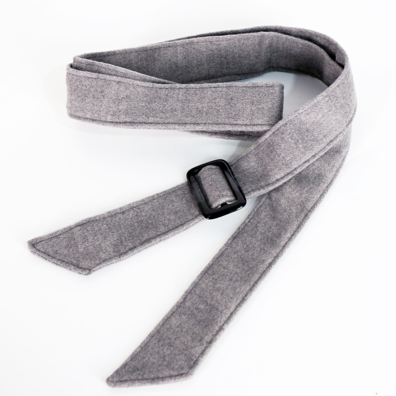 Dvigubos pusės vilnos moteriška juosta – platus diržas su kaspinu palto, Korejos stiliaus madingas aksesuaras; Medžiaga: Vilna; Sagties medžiaga: Plastikas; Užsegimas: Automatinis; Plotis: >4 cm; Stilius: Madinga kasdienybė