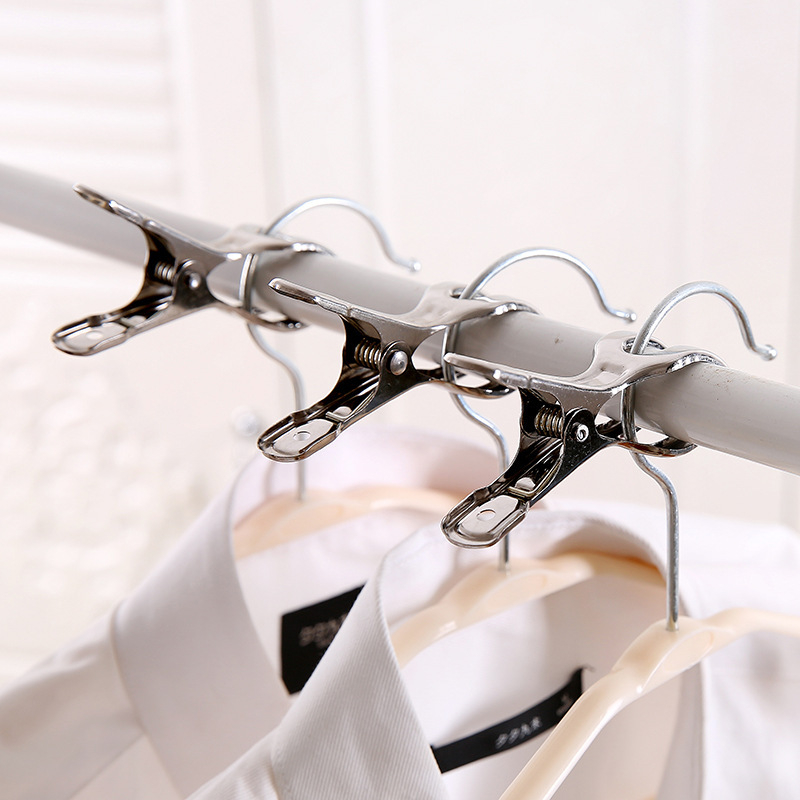 Nerūsējošā tērauda žāvēšanas skava, vēja izturīgs drēbju klips, universāls lietošanai