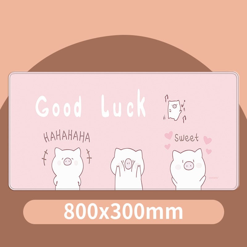 Karikatūrinis pelės kilimėlis biurui, audinys, neslystantis, vienpusis, termotransferas, OEM apdorojimas