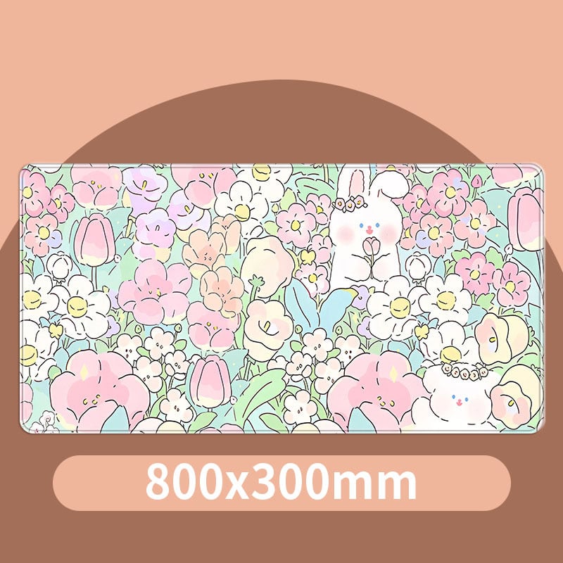 Karikatūrinis pelės kilimėlis biurui, audinys, neslystantis, vienpusis, termotransferas, OEM apdorojimas