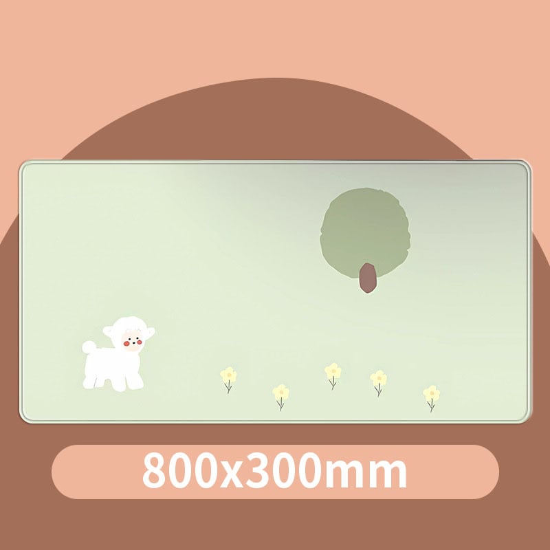 Karikatūrinis pelės kilimėlis biurui, audinys, neslystantis, vienpusis, termotransferas, OEM apdorojimas