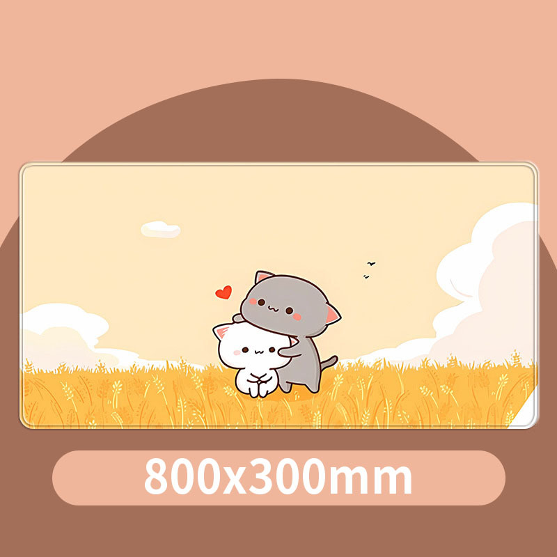 Karikatūrinis pelės kilimėlis biurui, audinys, neslystantis, vienpusis, termotransferas, OEM apdorojimas