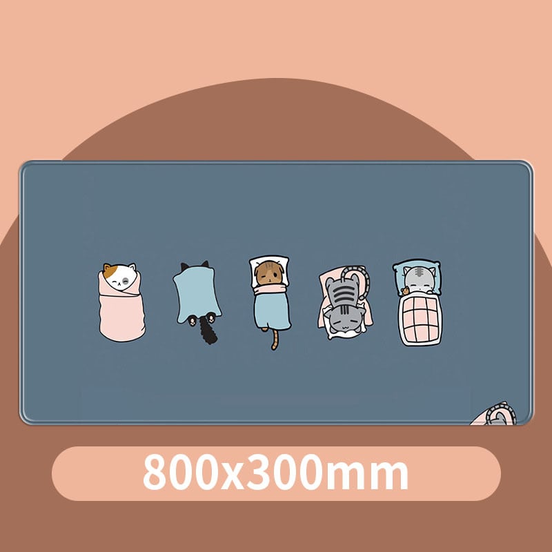 Karikatūrinis pelės kilimėlis biurui, audinys, neslystantis, vienpusis, termotransferas, OEM apdorojimas