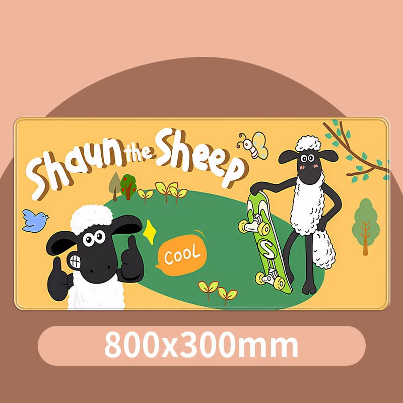 Karikatūrinis pelės kilimėlis biurui, audinys, neslystantis, vienpusis, termotransferas, OEM apdorojimas