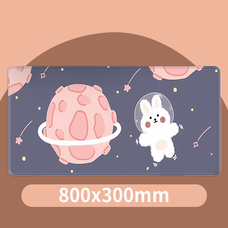 Karikatūrinis pelės kilimėlis biurui, audinys, neslystantis, vienpusis, termotransferas, OEM apdorojimas