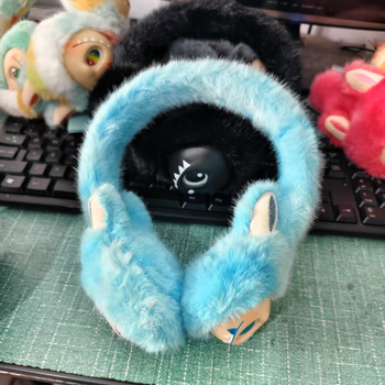 Earmuffs ( crtić uzorak, umjetna koža, zima/jesen, održavaju toplinu, za djecu )