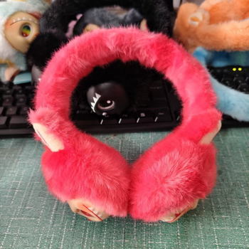 Earmuffs ( crtić uzorak, umjetna koža, zima/jesen, održavaju toplinu, za djecu )