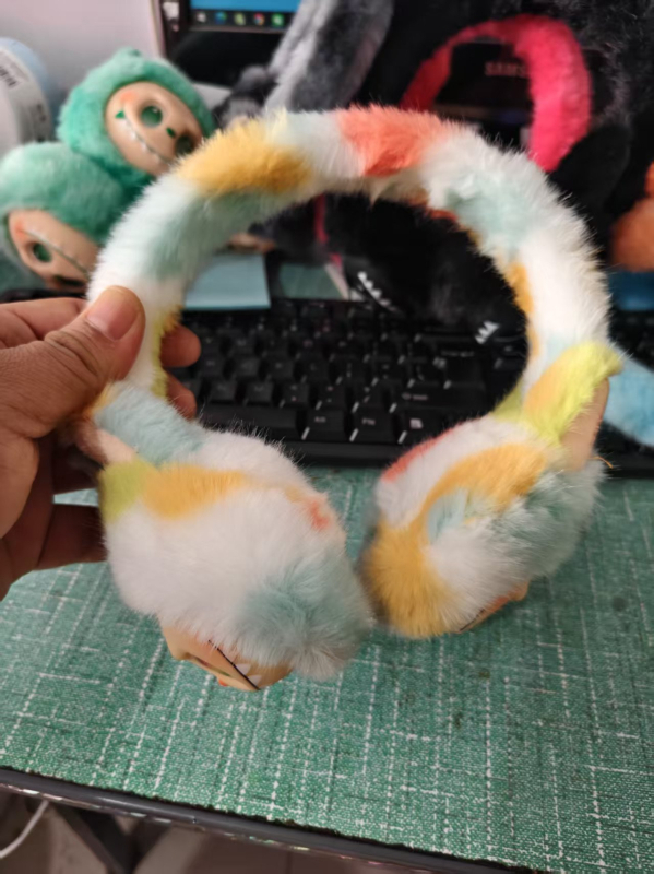 Earmuffs ( crtić uzorak, umjetna koža, zima/jesen, održavaju toplinu, za djecu )