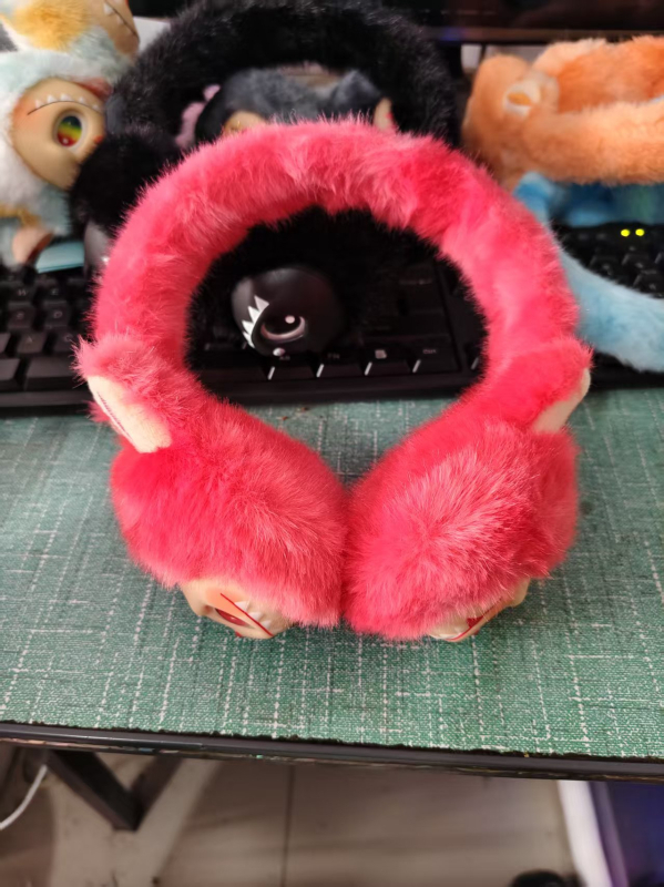 Earmuffs ( crtić uzorak, umjetna koža, zima/jesen, održavaju toplinu, za djecu )