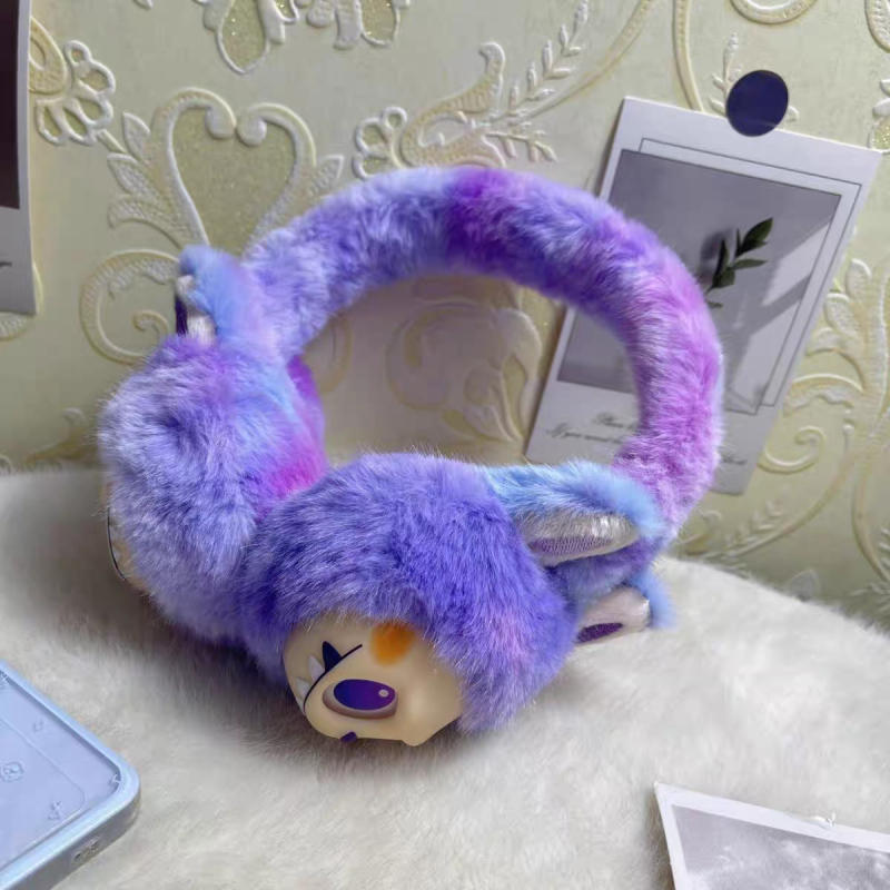 Earmuffs ( crtić uzorak, umjetna koža, zima/jesen, održavaju toplinu, za djecu )