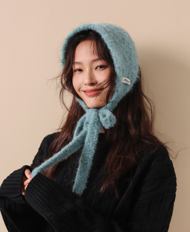 Plyšinis kaklo šalikas su ausų apsauga, unisex, monochromatinis raštas, išlaiko šilumą