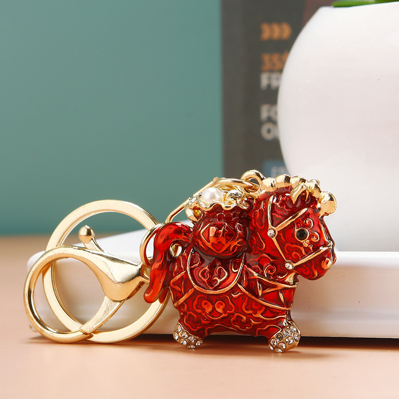 Raktų pakabukas – kinų stiliaus, metalas, prekės ženklas Yasheng, nacionalinis trendas, kūrybinis rankinės pakabukas