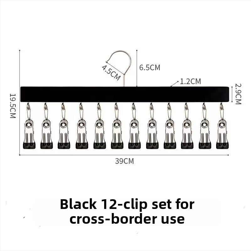 Дървени клипове за съхранение – 10 или 12 щипки, за бельо, чорапи и дрехи, стил модерна простота