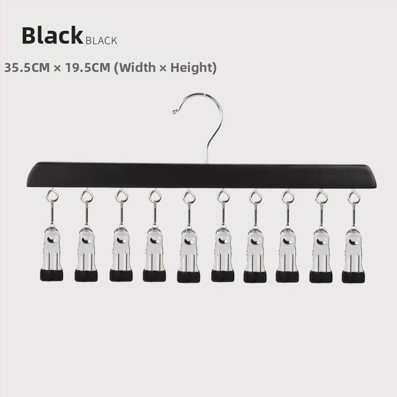 Дървени клипове за съхранение – 10 или 12 щипки, за бельо, чорапи и дрехи, стил модерна простота