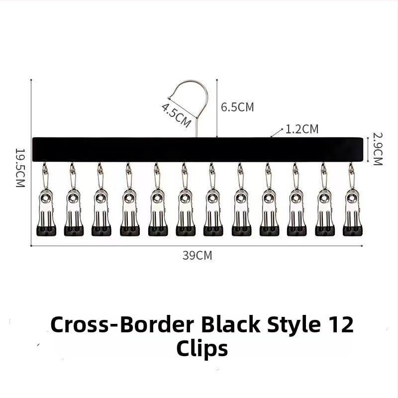 Дървени клипове за съхранение – 10 или 12 щипки, за бельо, чорапи и дрехи, стил модерна простота